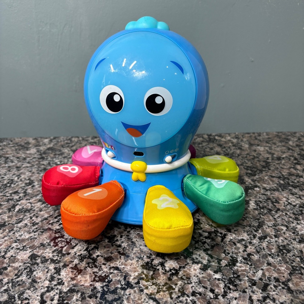 Baby Einstein Opus Look & Learn Musical Octopus Blue Learning Toy 16921